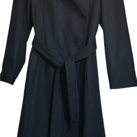 Kenneth Cole Women's Belted Wool Blend Wrap Coat Size 12 - Picture 5 of 13